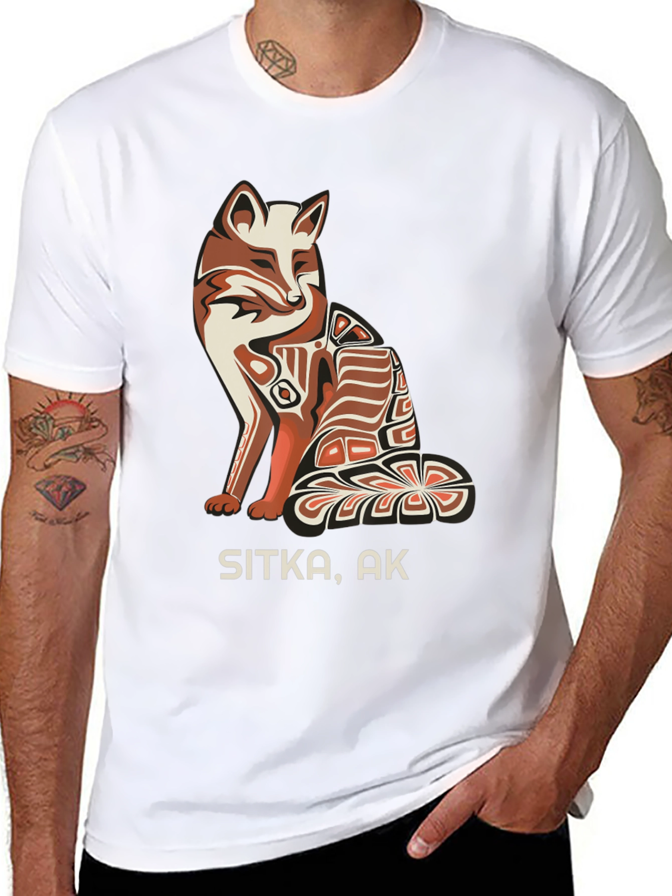 Sitka AK Fox Graphic T-Shirt