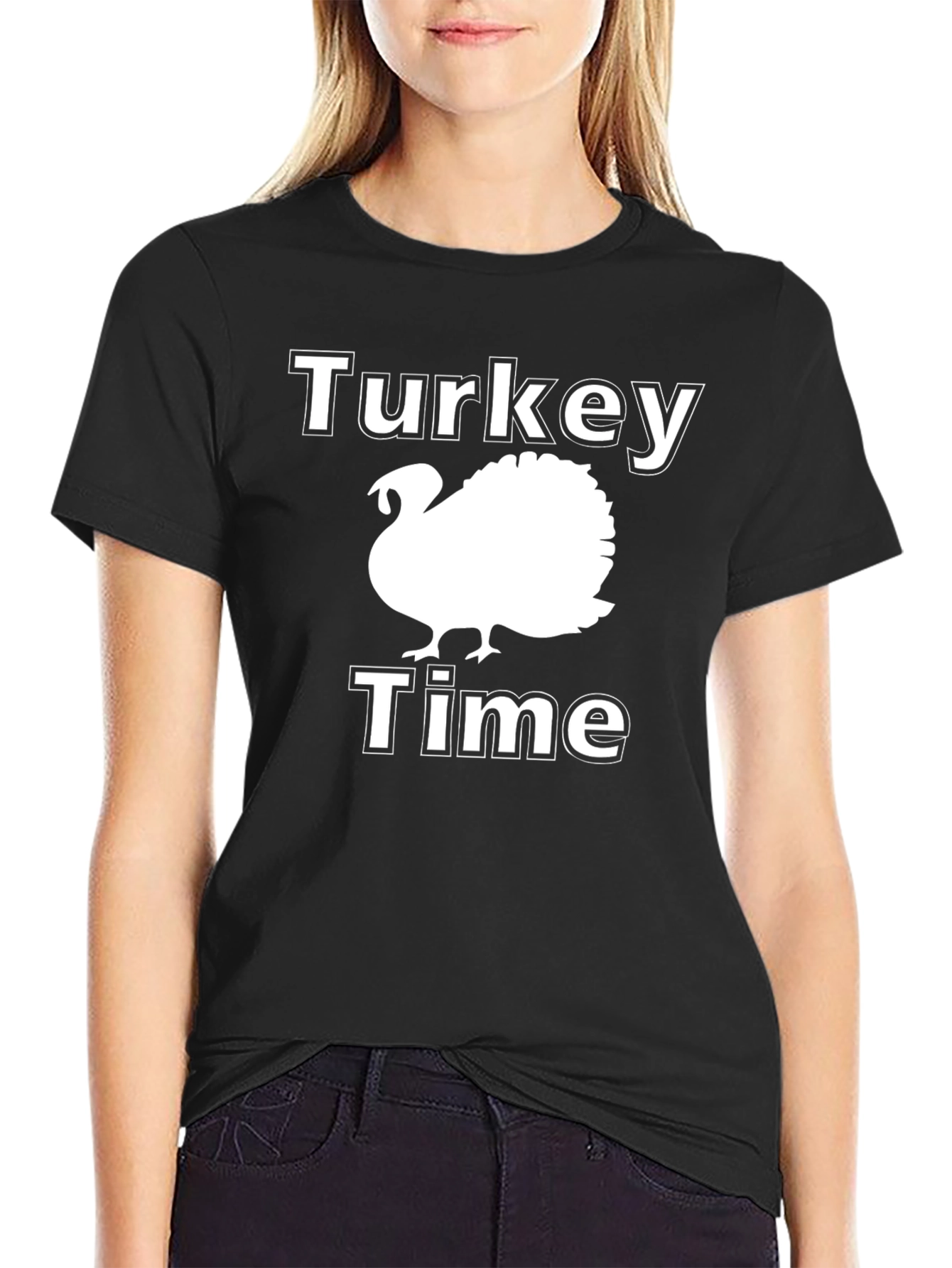 Turkey Time T-Shirt - Thanksgiving Holiday Apparel