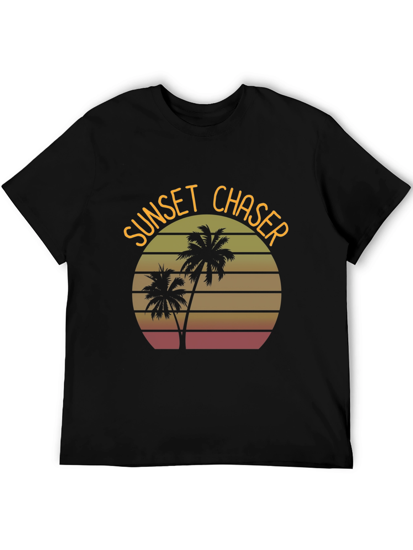Sunset Chaser Graphic Tee - Tropical Palm Tree Shirt