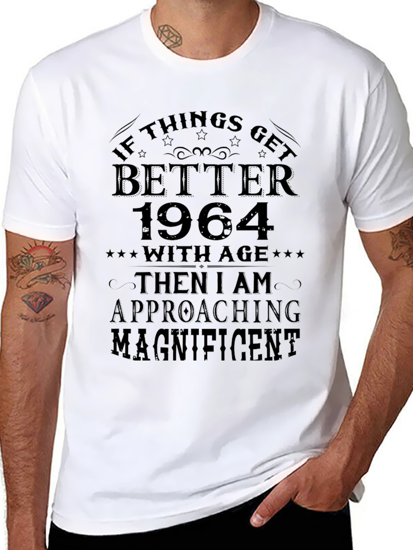 Funny 1964 Birthday T-Shirt Better With Age