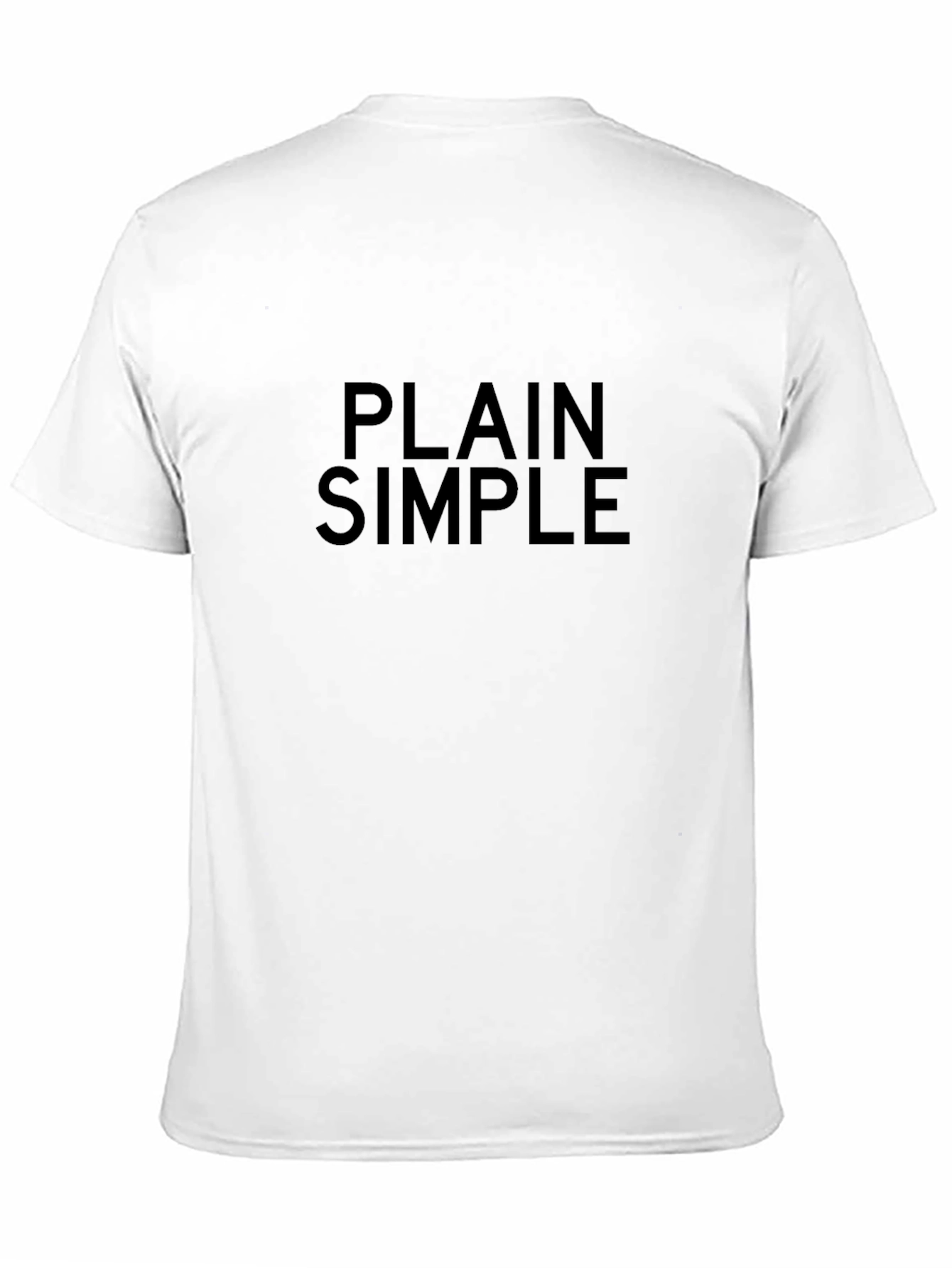 Plain Simple Black Tee - Essential Style