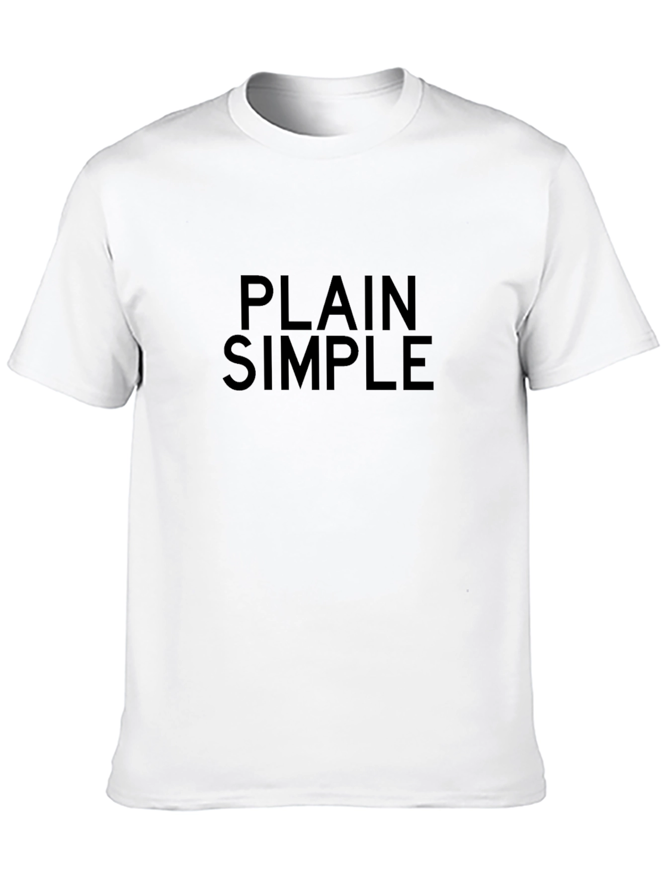Plain Simple Black Tee - Essential Style