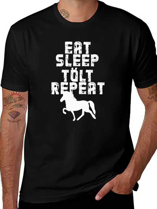 Eat Sleep Tolt Repeat Horse T-Shirt