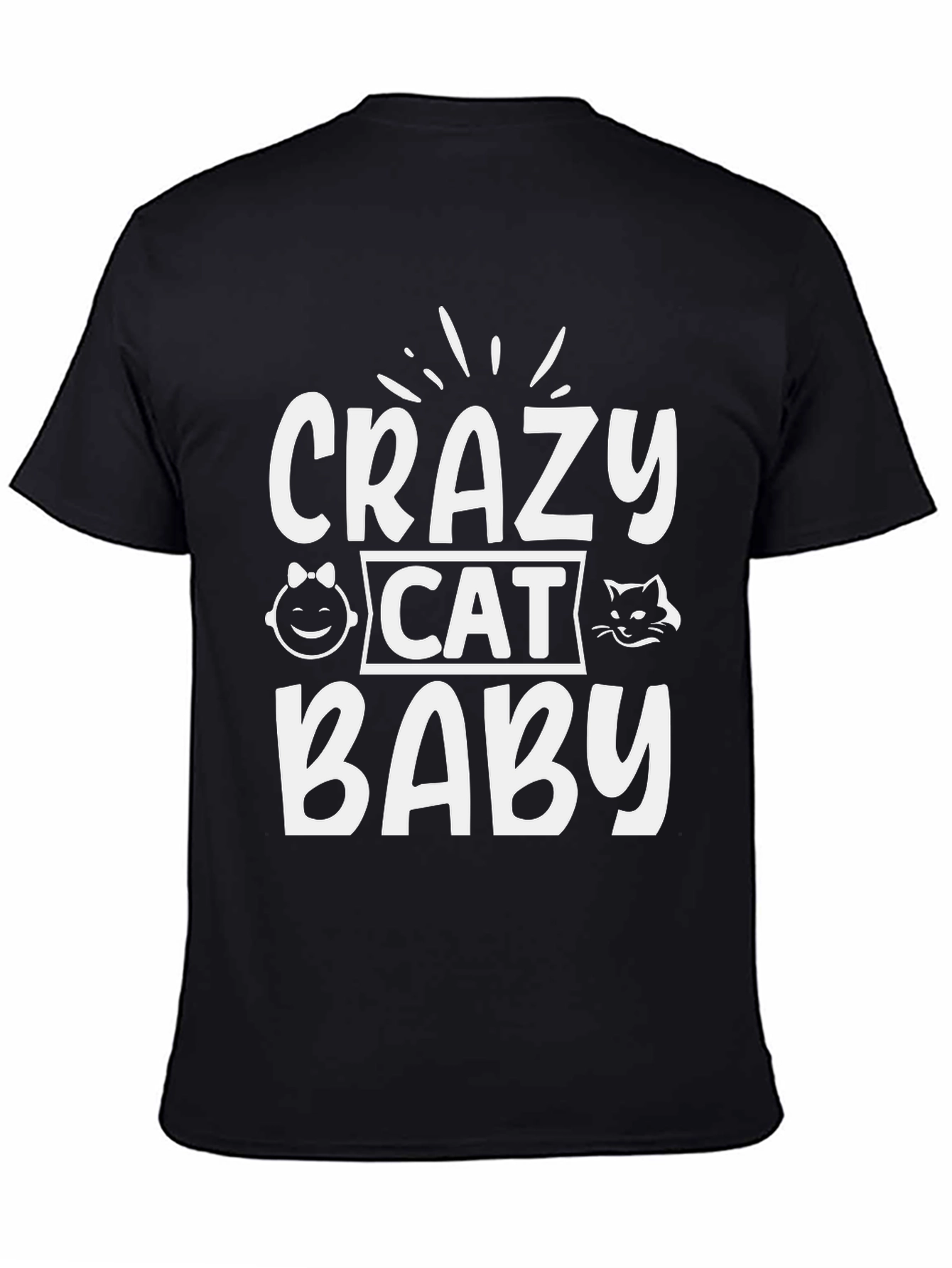 Crazy Cat Baby T-Shirt - Soft Cotton Tee