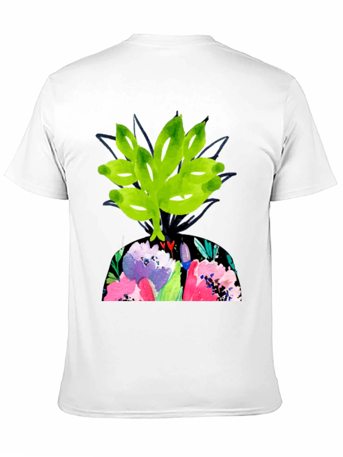 Floral T-Shirt - Abstract Art Tee