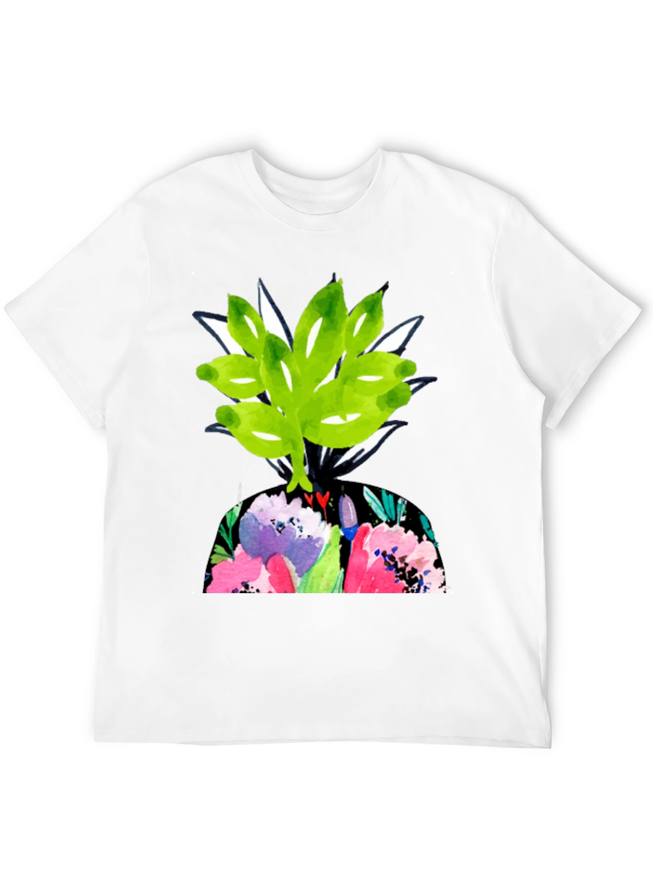 Floral T-Shirt - Abstract Art Tee