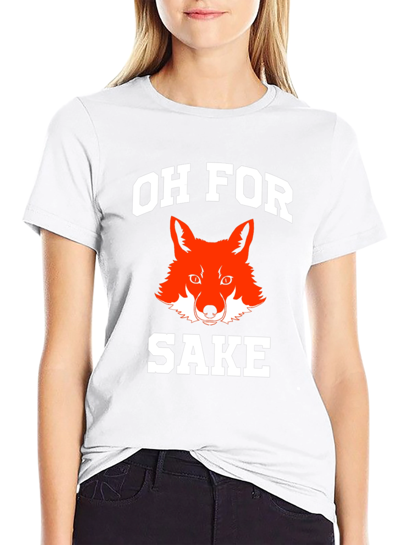Oh For Fox Sake Funny Graphic T-Shirt