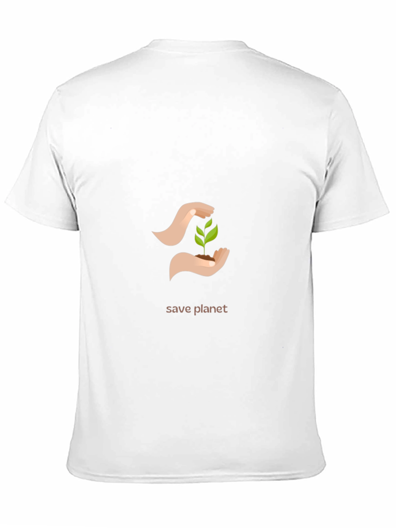 Eco-Friendly Save Planet Graphic T-Shirt