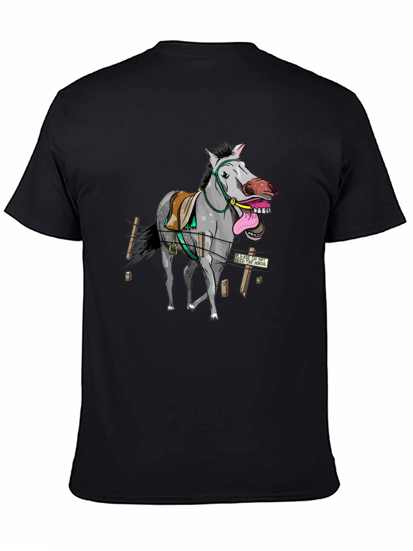 Funny Horse Graphic T-Shirt