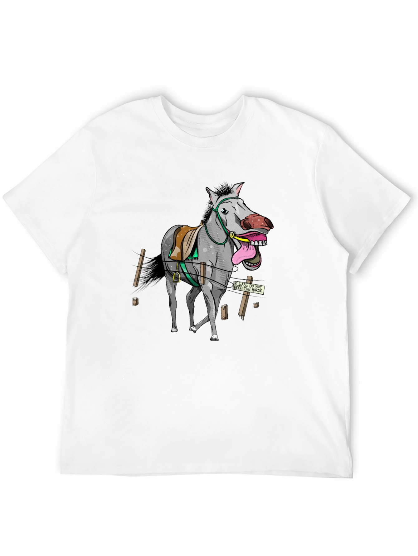 Funny Horse Graphic T-Shirt