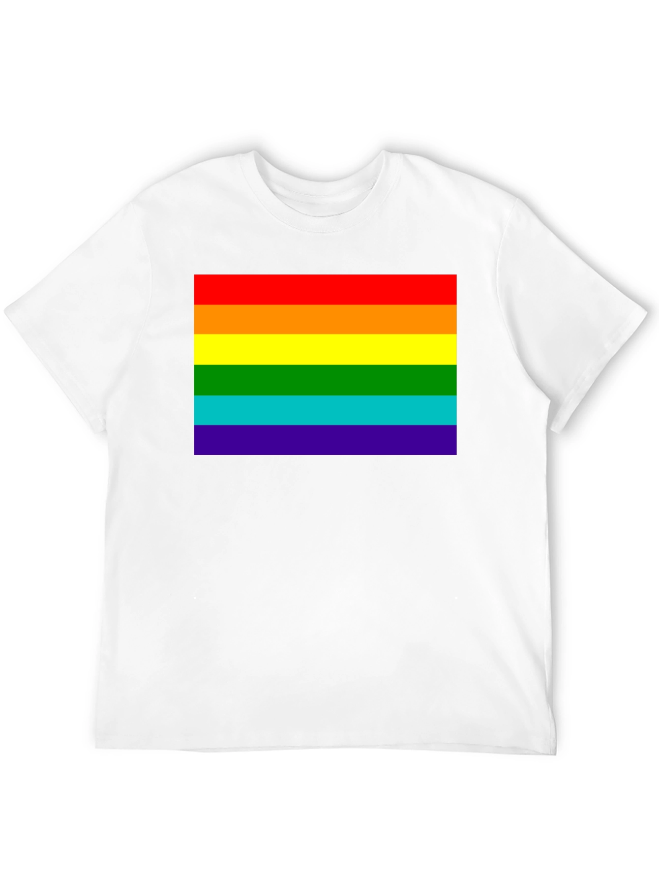Pride Flag Black T-Shirt - Unisex