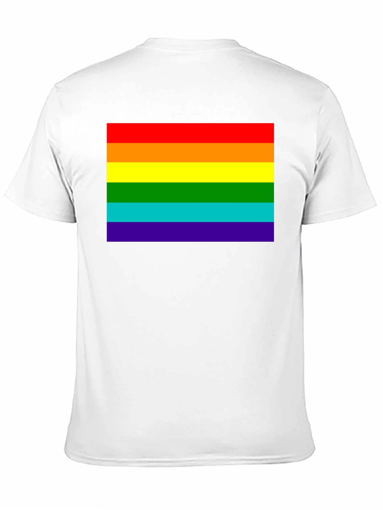 Pride Flag Black T-Shirt - Unisex