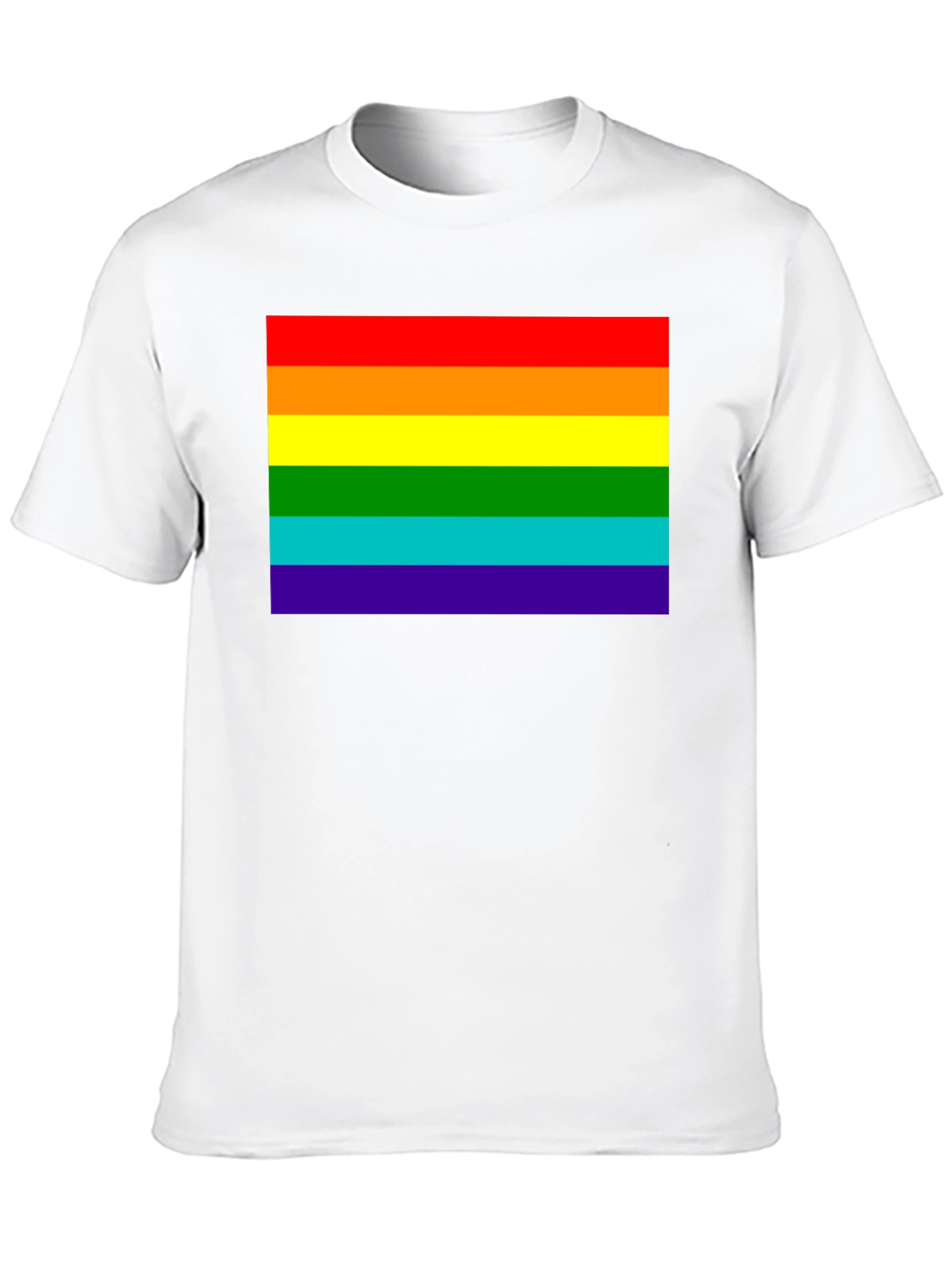 Pride Flag Black T-Shirt - Unisex