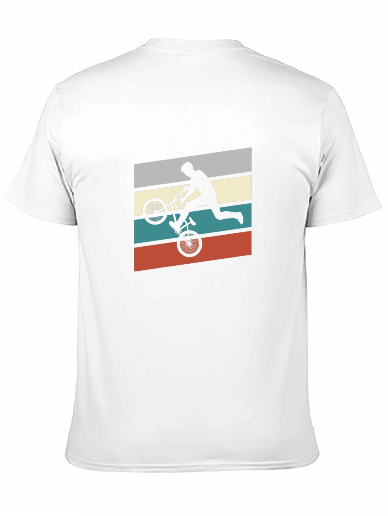 BMX Rider Graphic Tee - Retro Style
