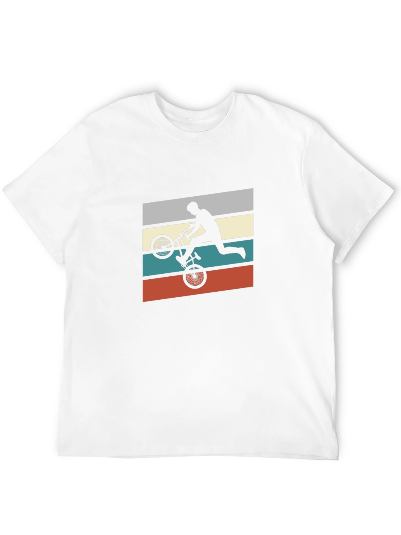 BMX Rider Graphic Tee - Retro Style
