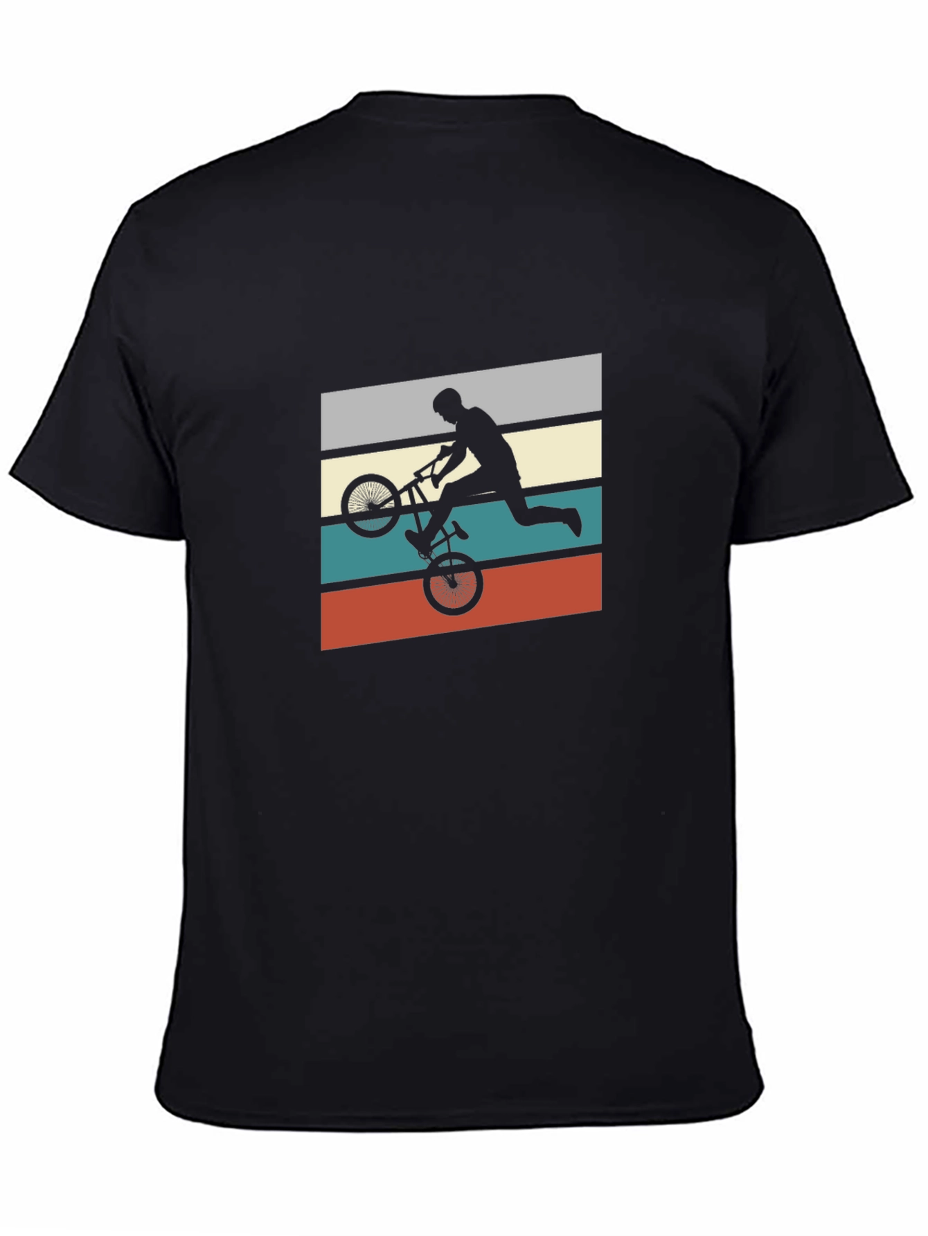 BMX Rider Graphic Tee - Retro Style