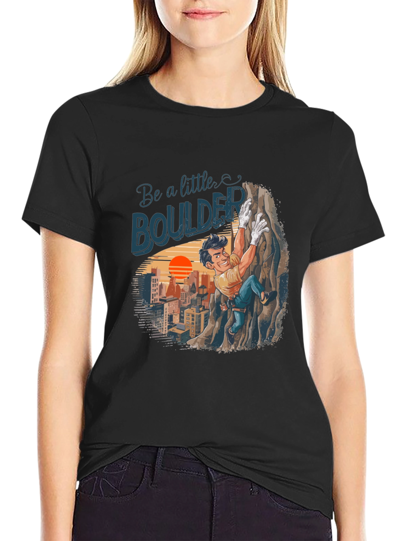 Be a Little Boulder Climbing T-Shirt