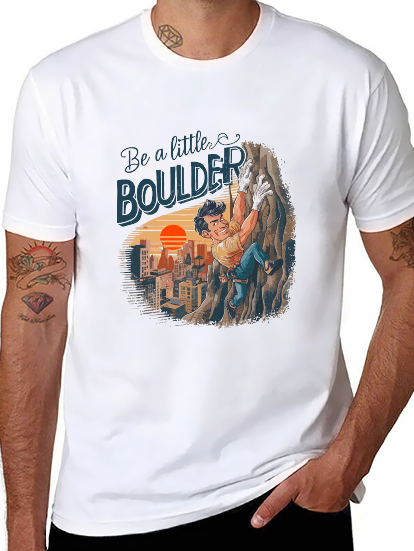 Be a Little Boulder Climbing T-Shirt