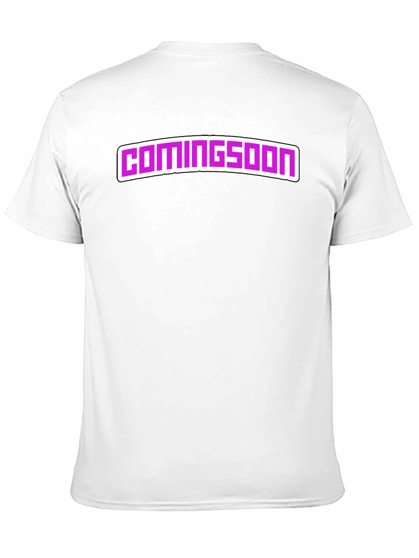 Coming Soon Black Graphic Tee