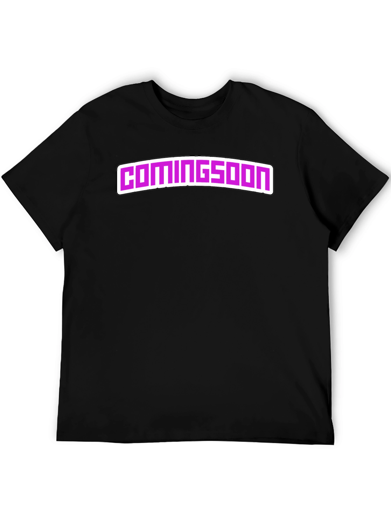 Coming Soon Black Graphic Tee