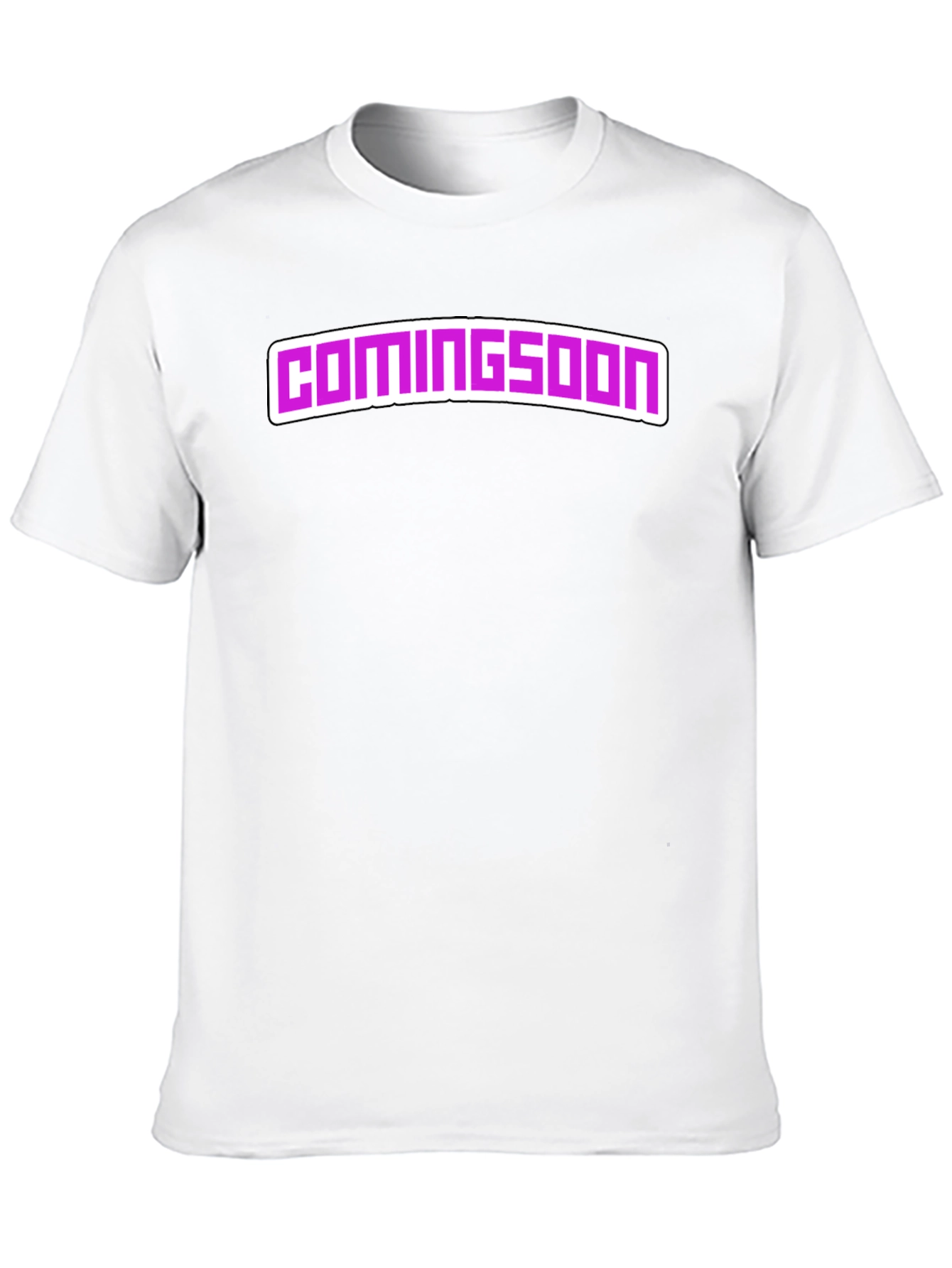 Coming Soon Black Graphic Tee