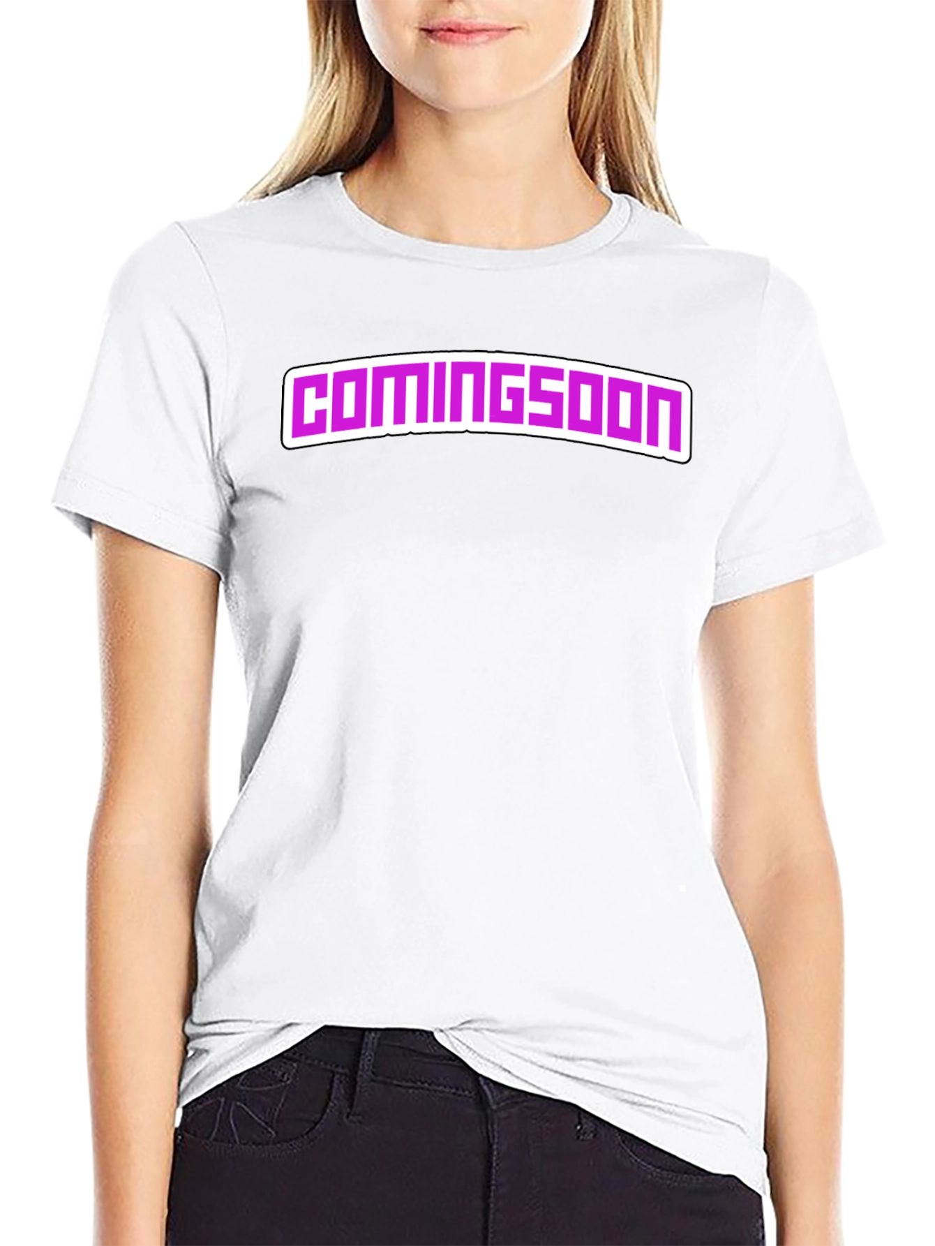 Coming Soon Black Graphic Tee