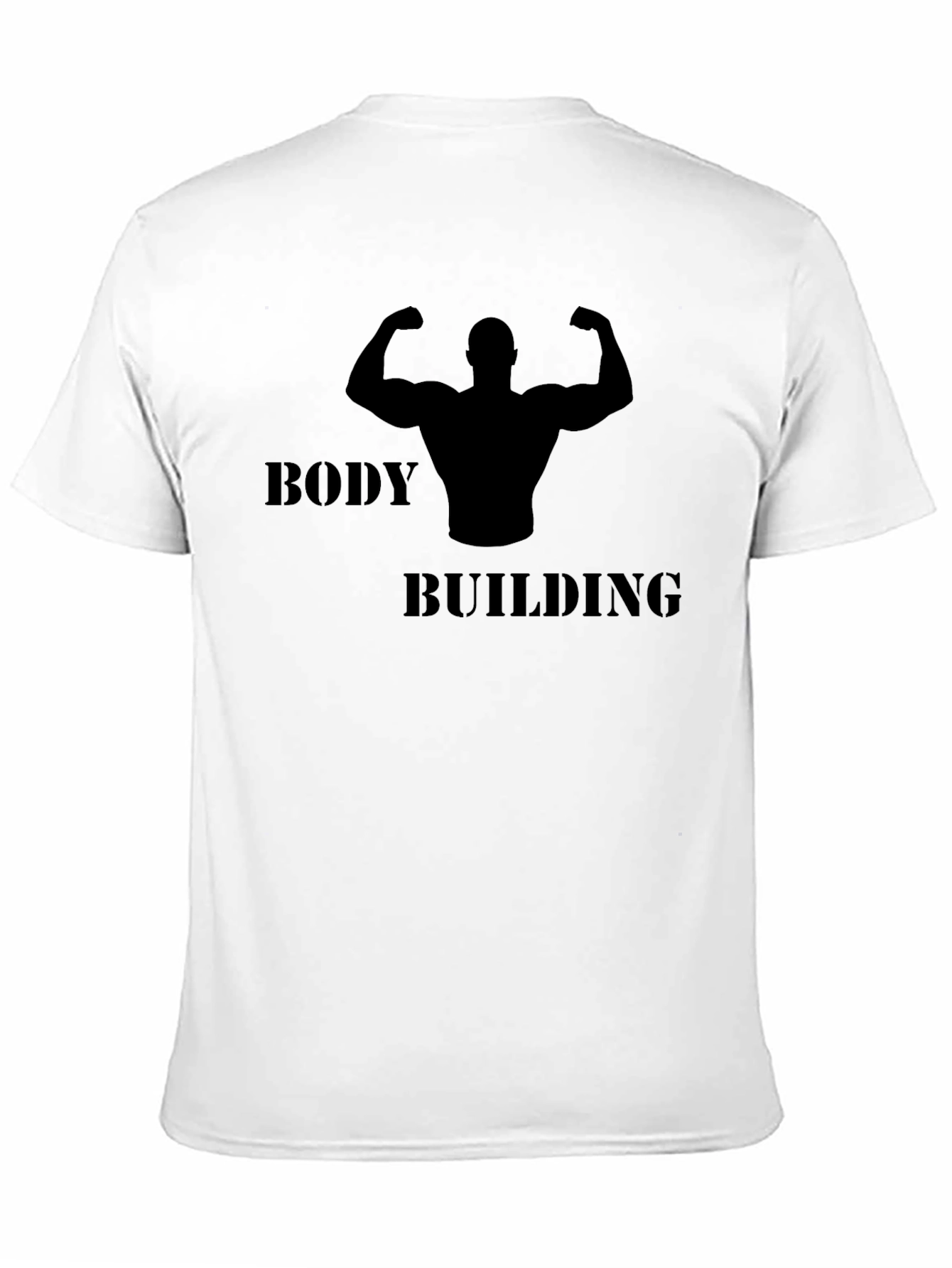 Bodybuilding Graphic Black T-Shirt