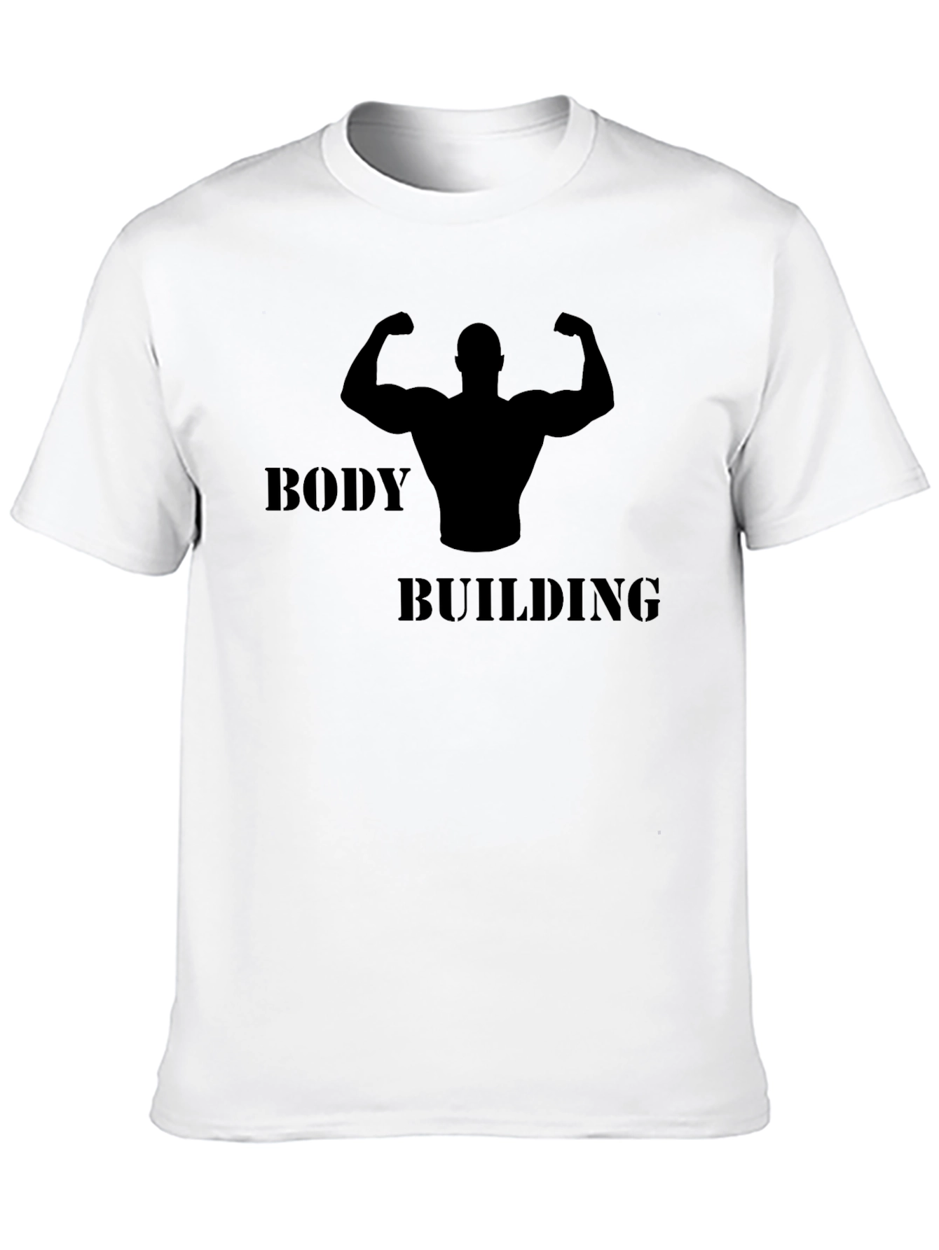 Bodybuilding Graphic Black T-Shirt