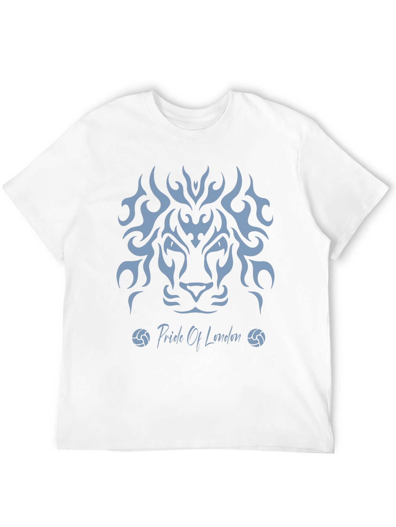Pride Of London Mens Black T-Shirt - Lion Design