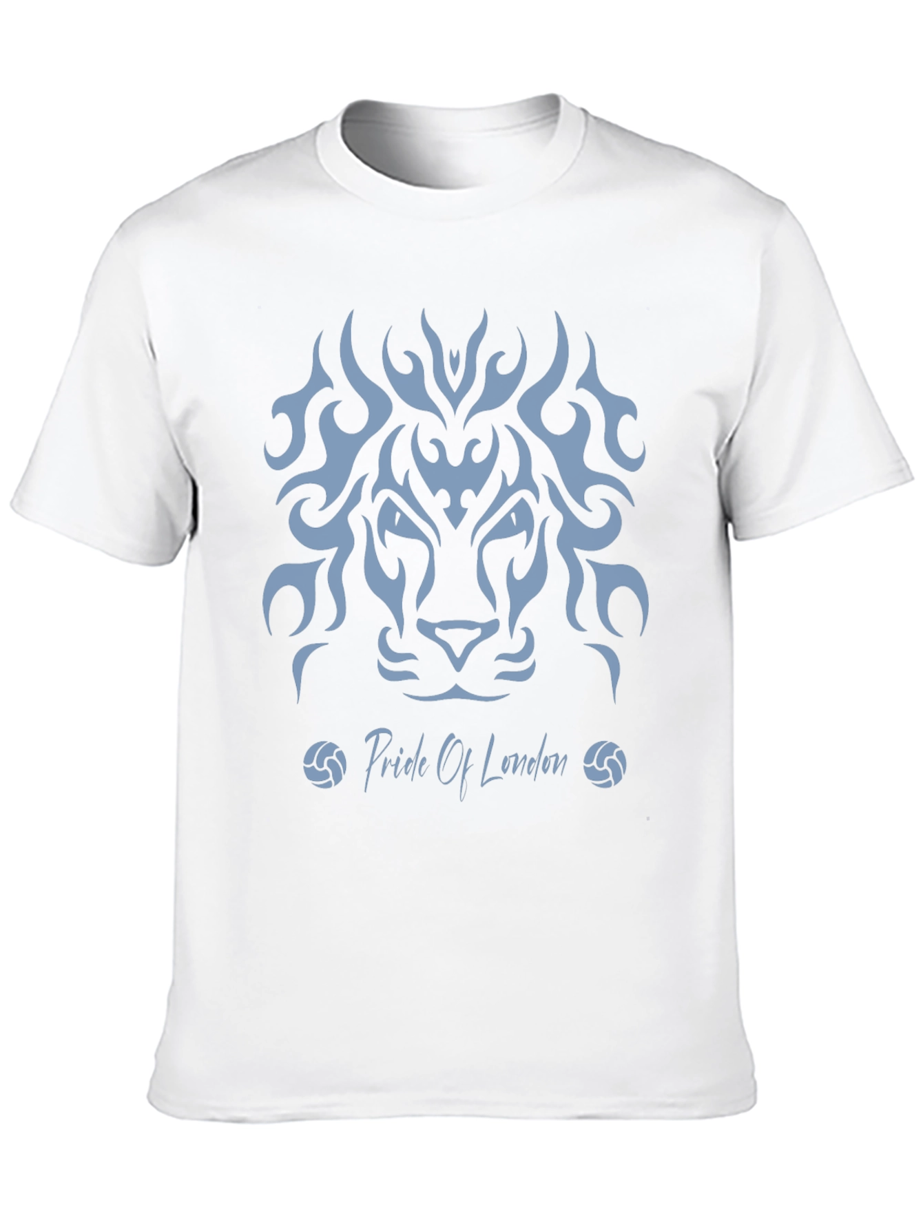 Pride Of London Mens Black T-Shirt - Lion Design