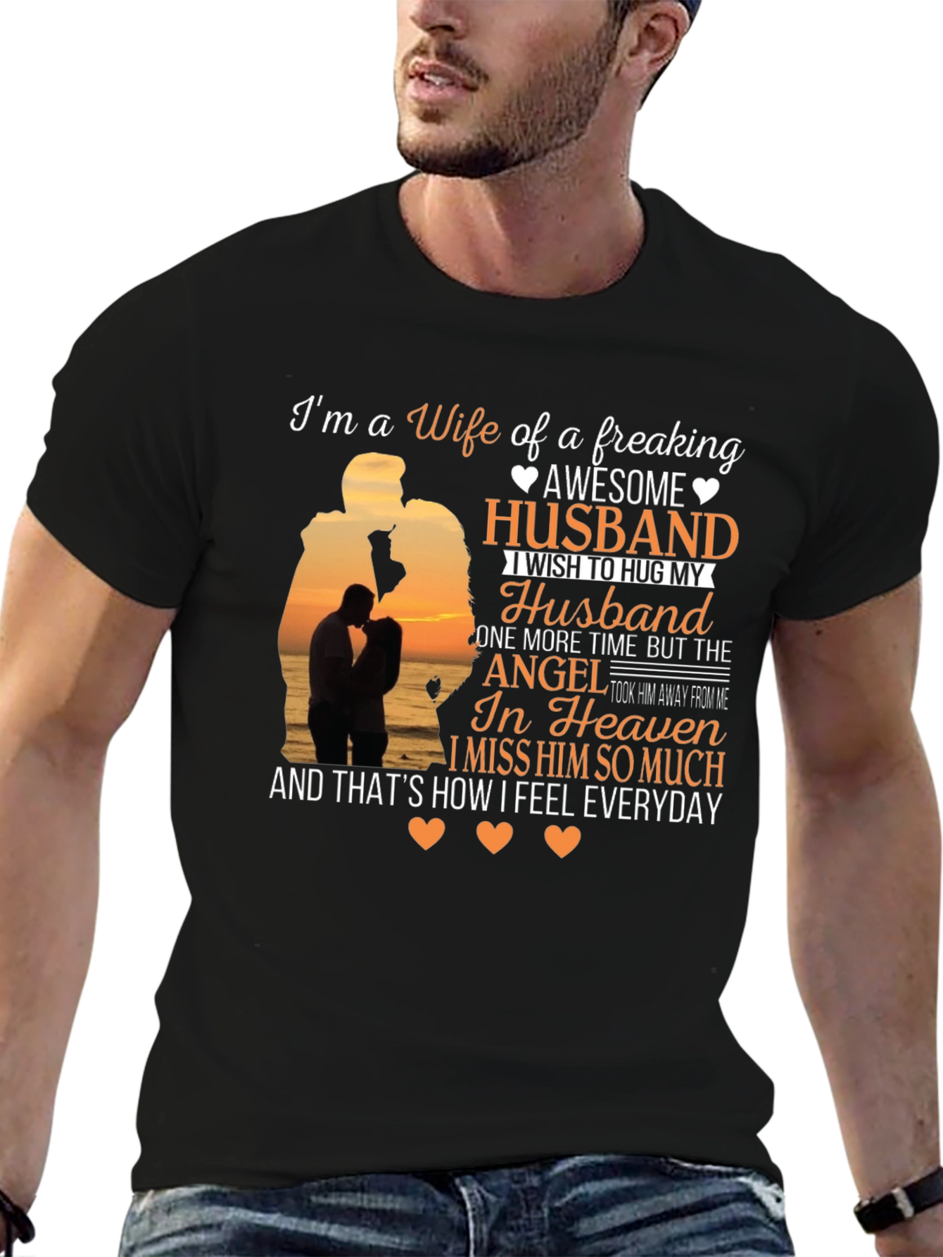 Wife Of A Freaking Awesome Husband T-Shirt