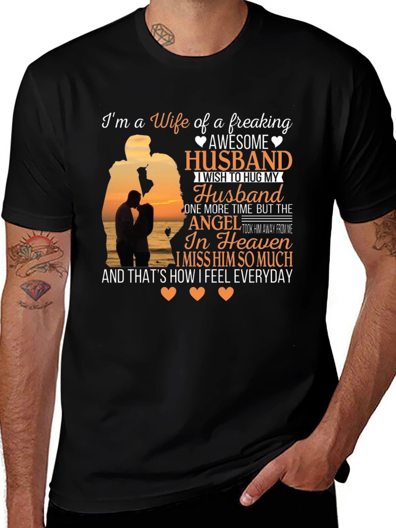 Wife Of A Freaking Awesome Husband T-Shirt