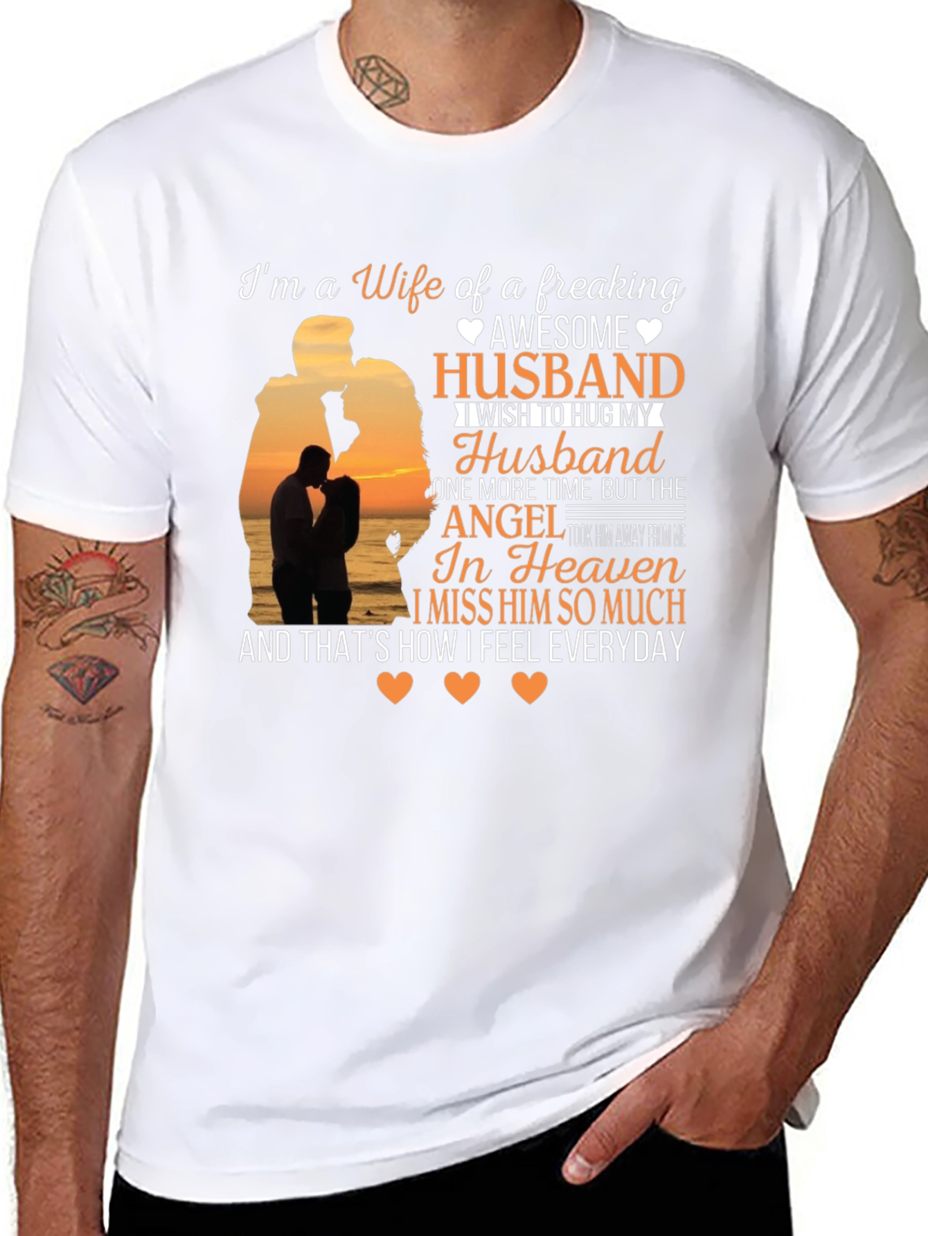 Wife Of A Freaking Awesome Husband T-Shirt