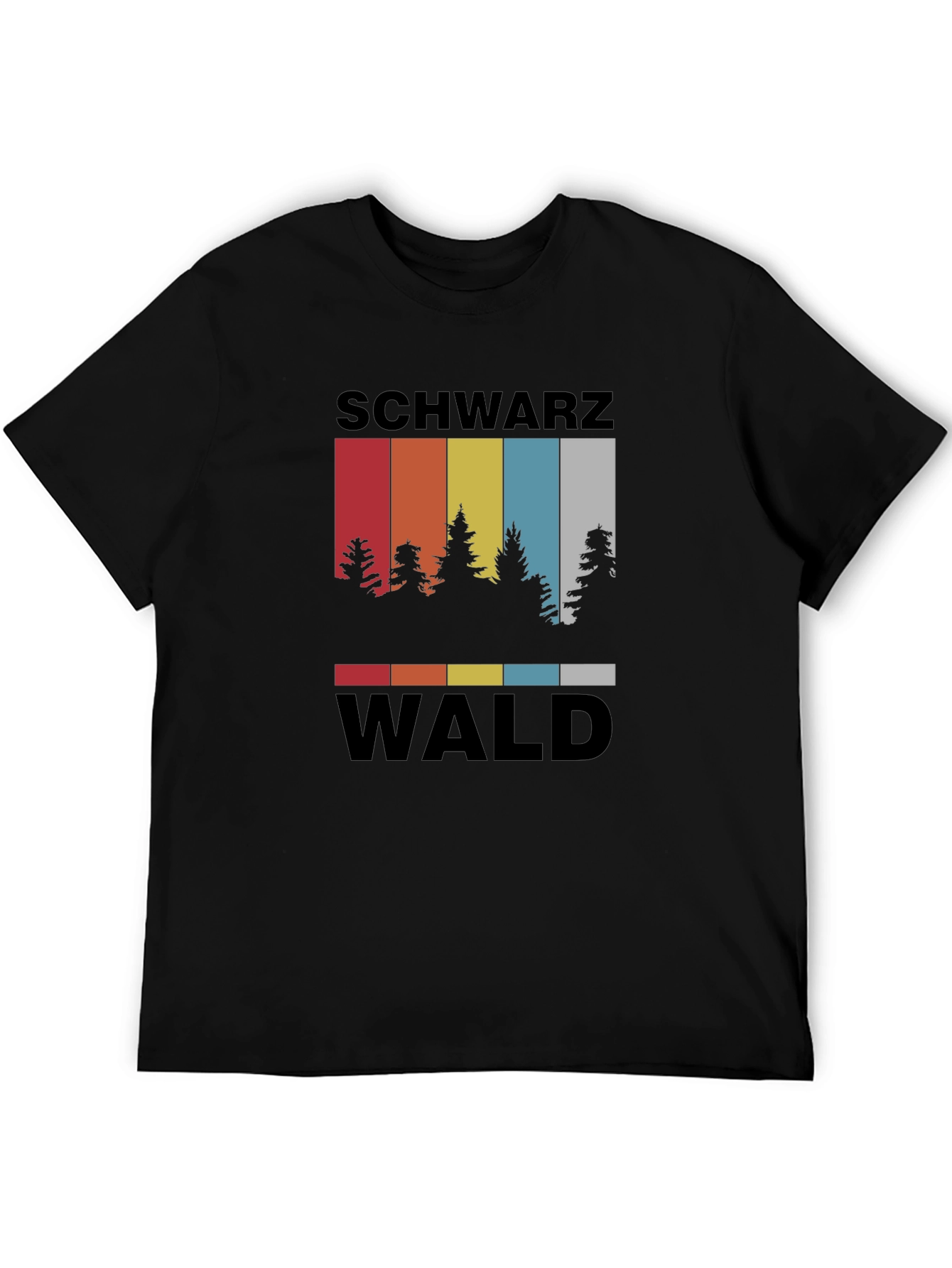 Schwarzwald Forest T-Shirt - Retro Tree Graphic Tee