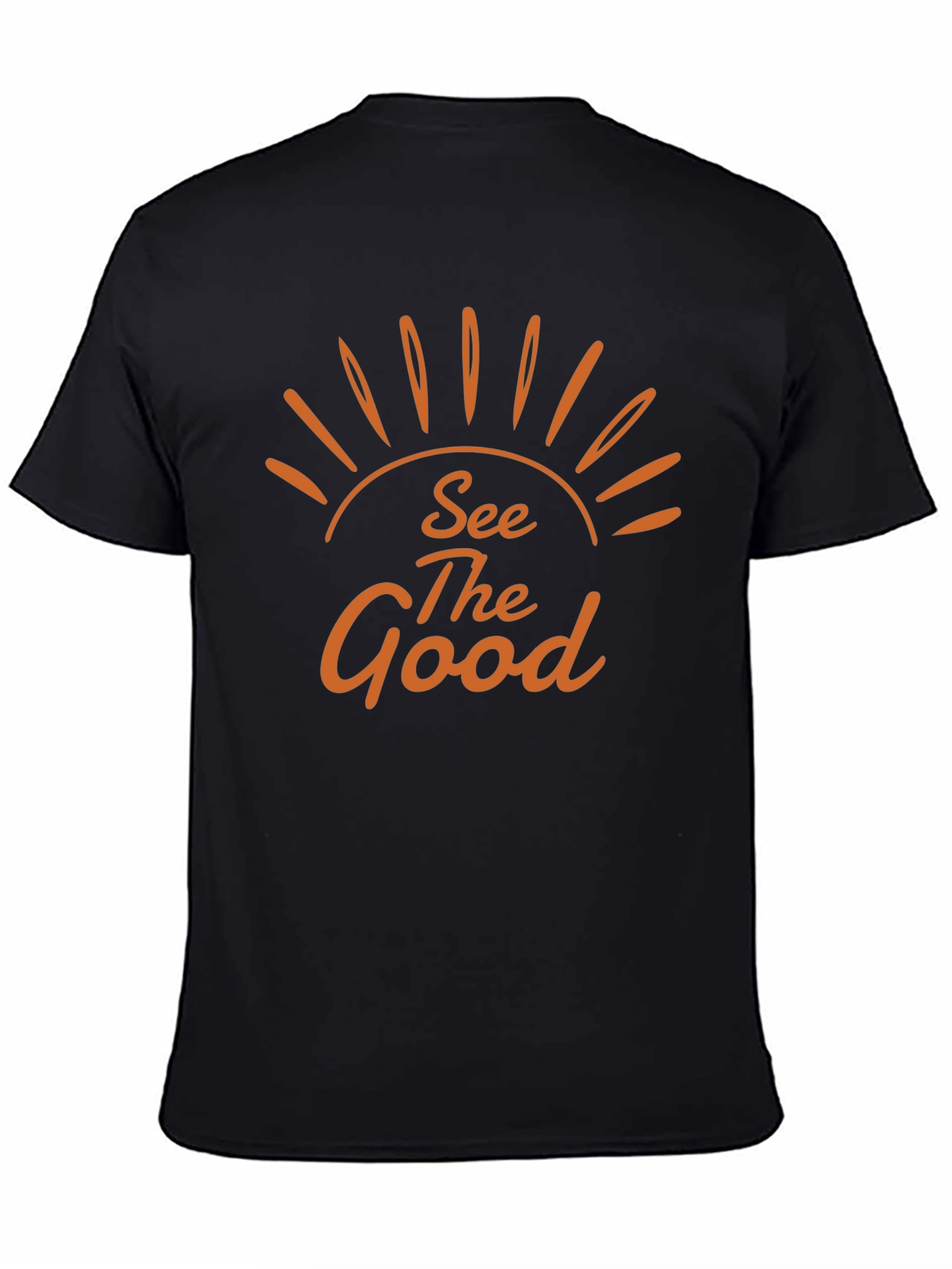 See The Good Graphic Tee - Black Cotton T-Shirt