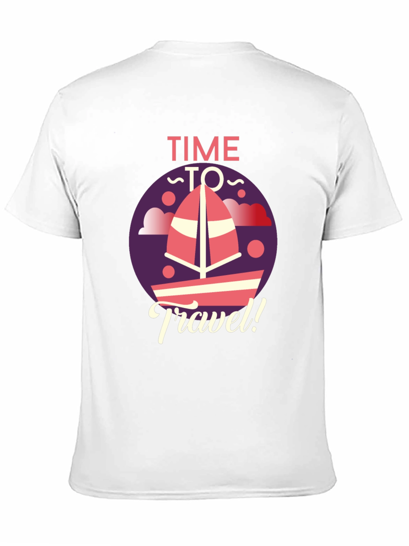 Time to Travel Graphic Tee - Black