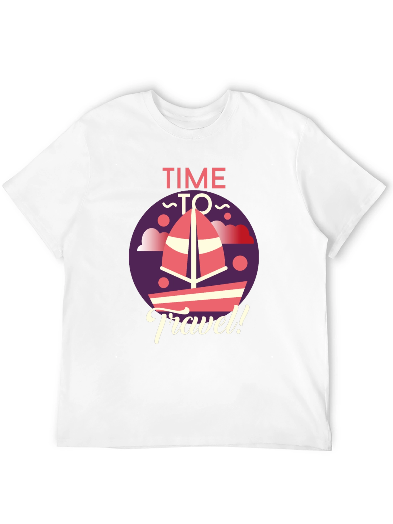 Time to Travel Graphic Tee - Black
