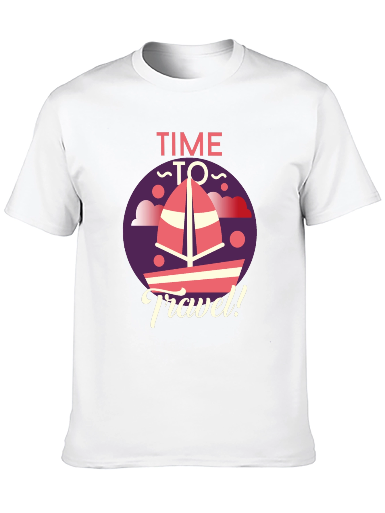 Time to Travel Graphic Tee - Black
