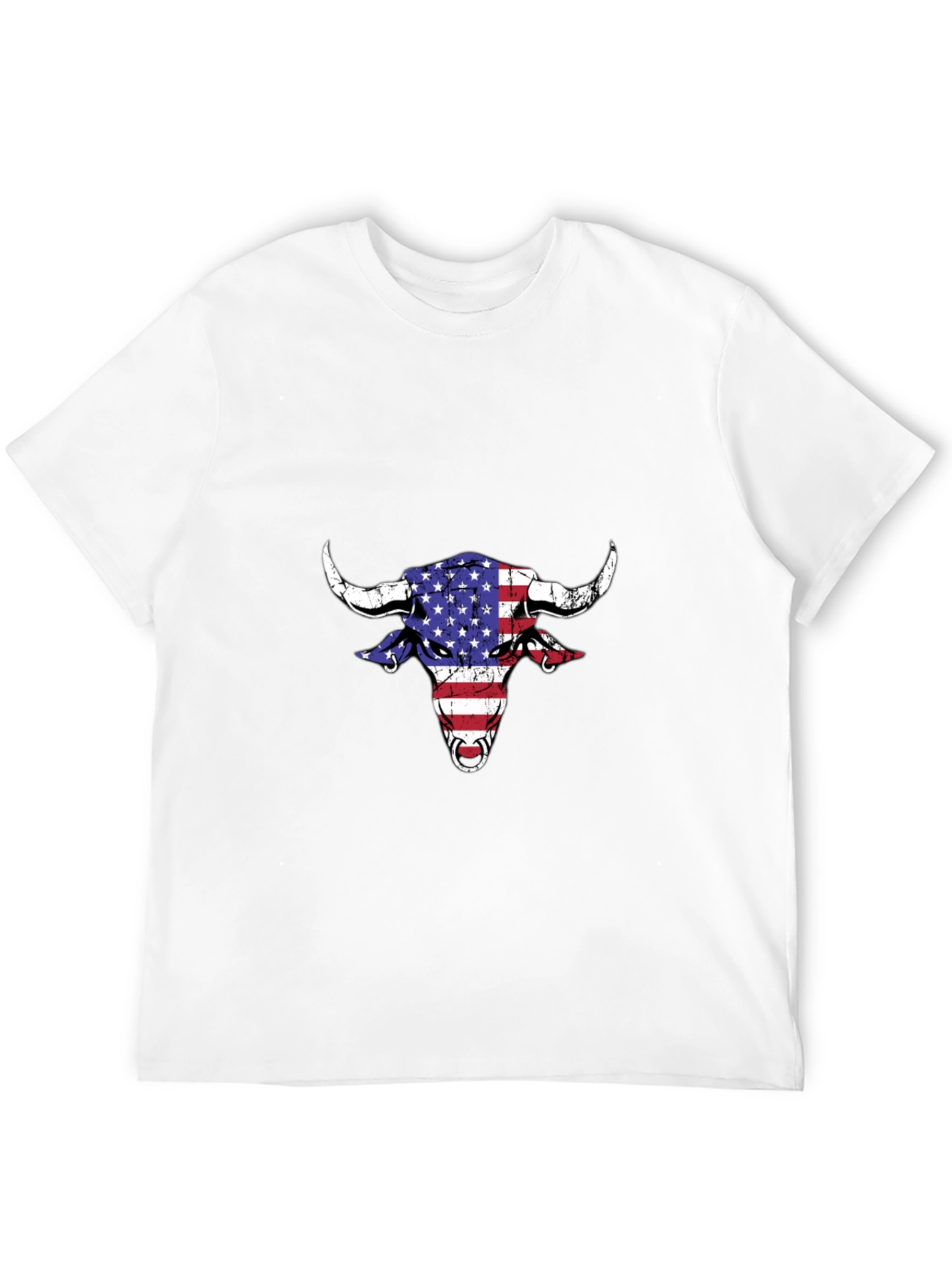American Bull Graphic Tee - Patriotic Style