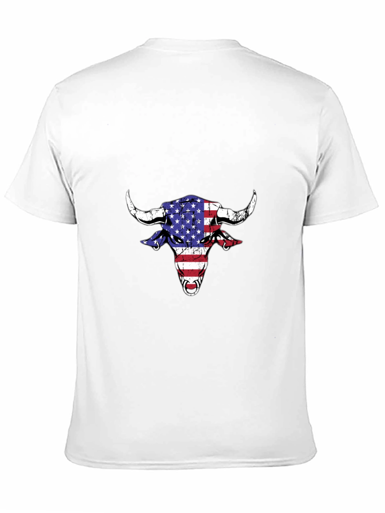 American Bull Graphic Tee - Patriotic Style