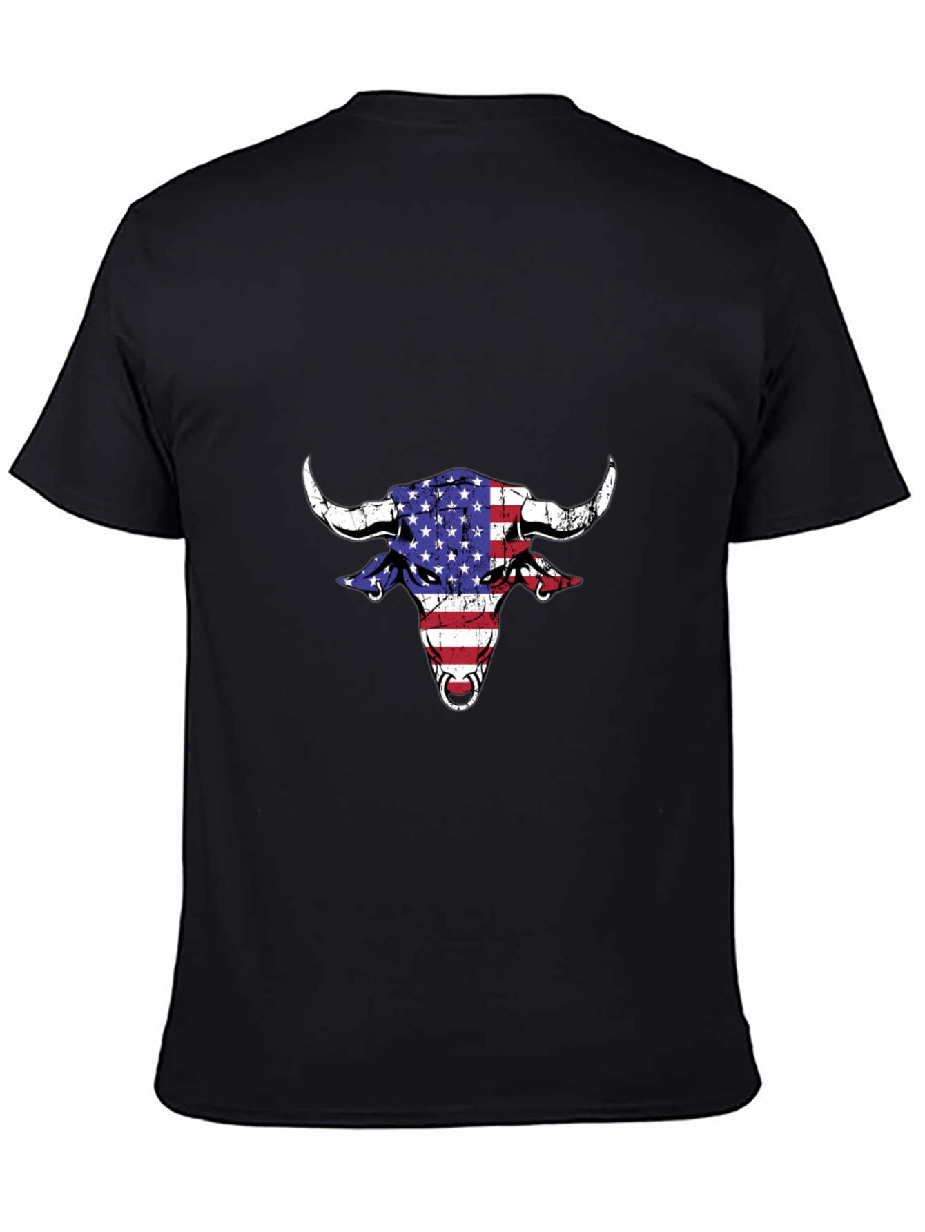American Bull Graphic Tee - Patriotic Style