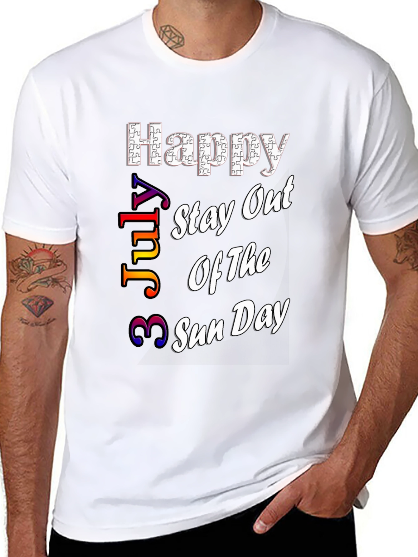 Happy July 3rd Sun Day T-Shirt