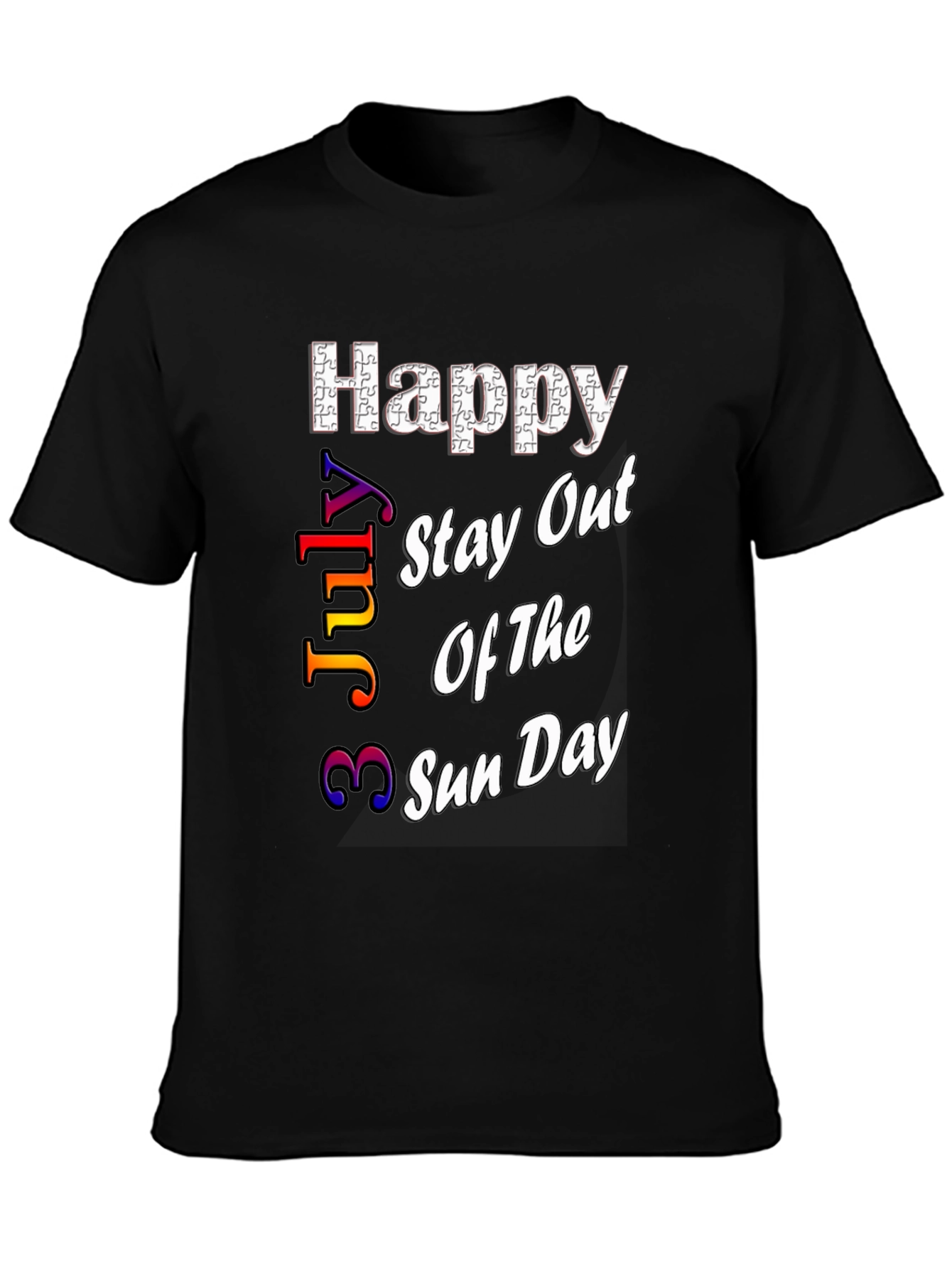 Happy July 3rd Sun Day T-Shirt