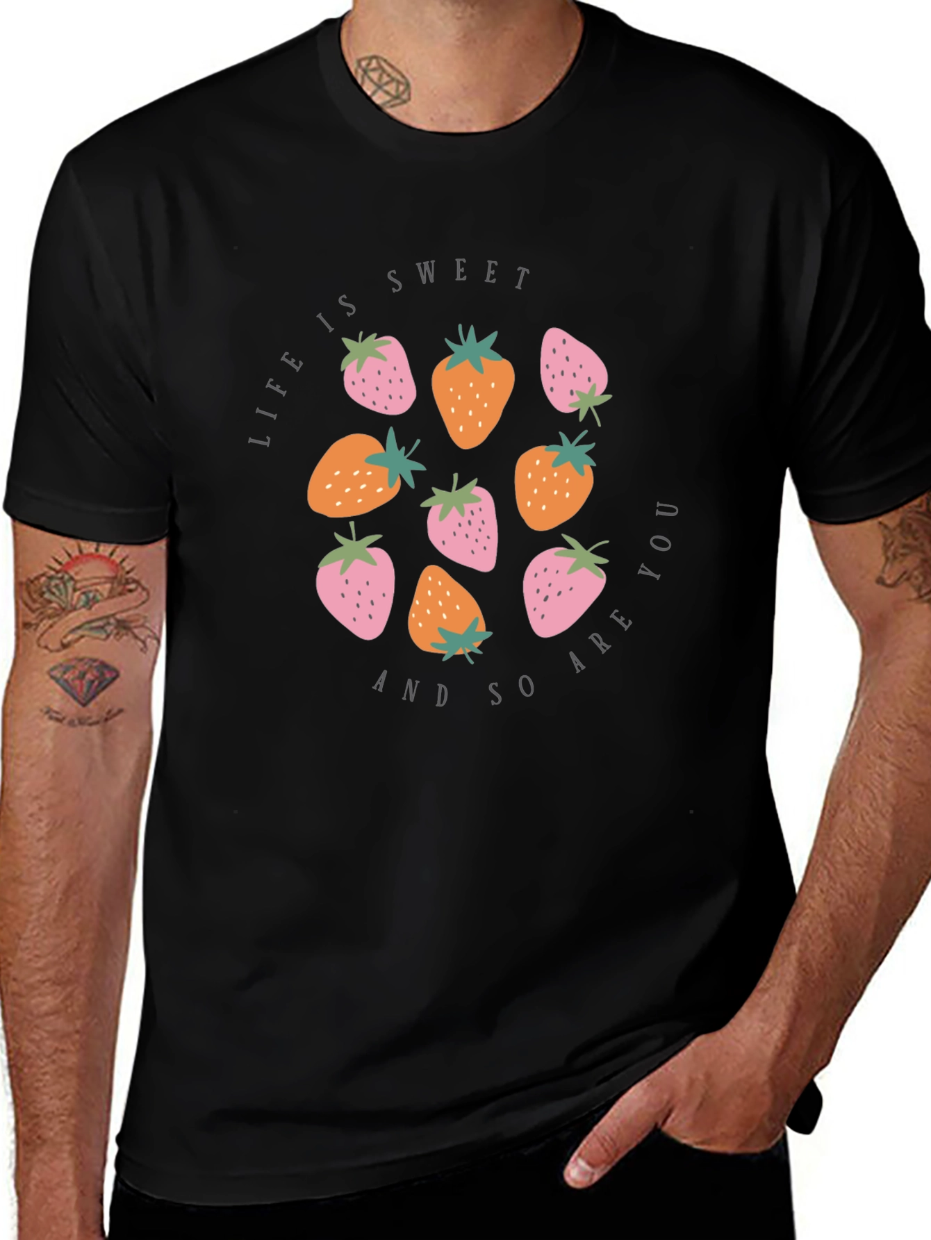 Strawberry Life Sweet Graphic Tee