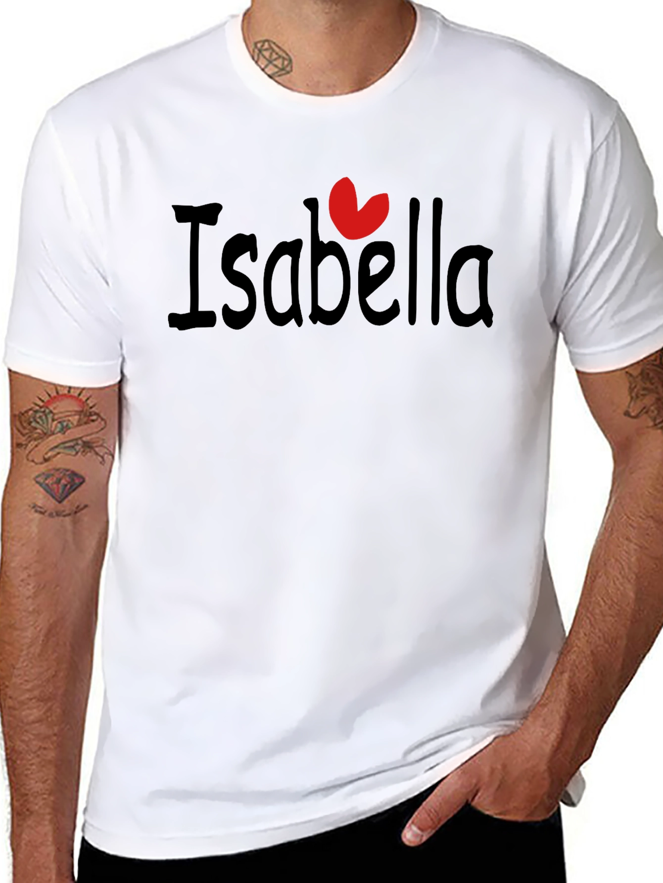 I Heart Isabella Black T-Shirt