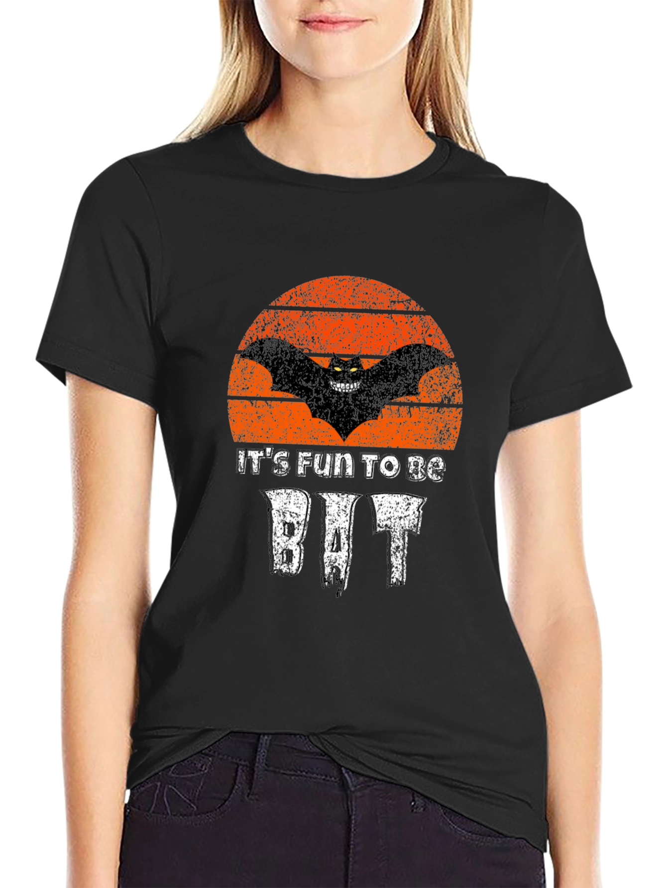 Its Fun To Be Bat T-Shirt Halloween Graphic Tee