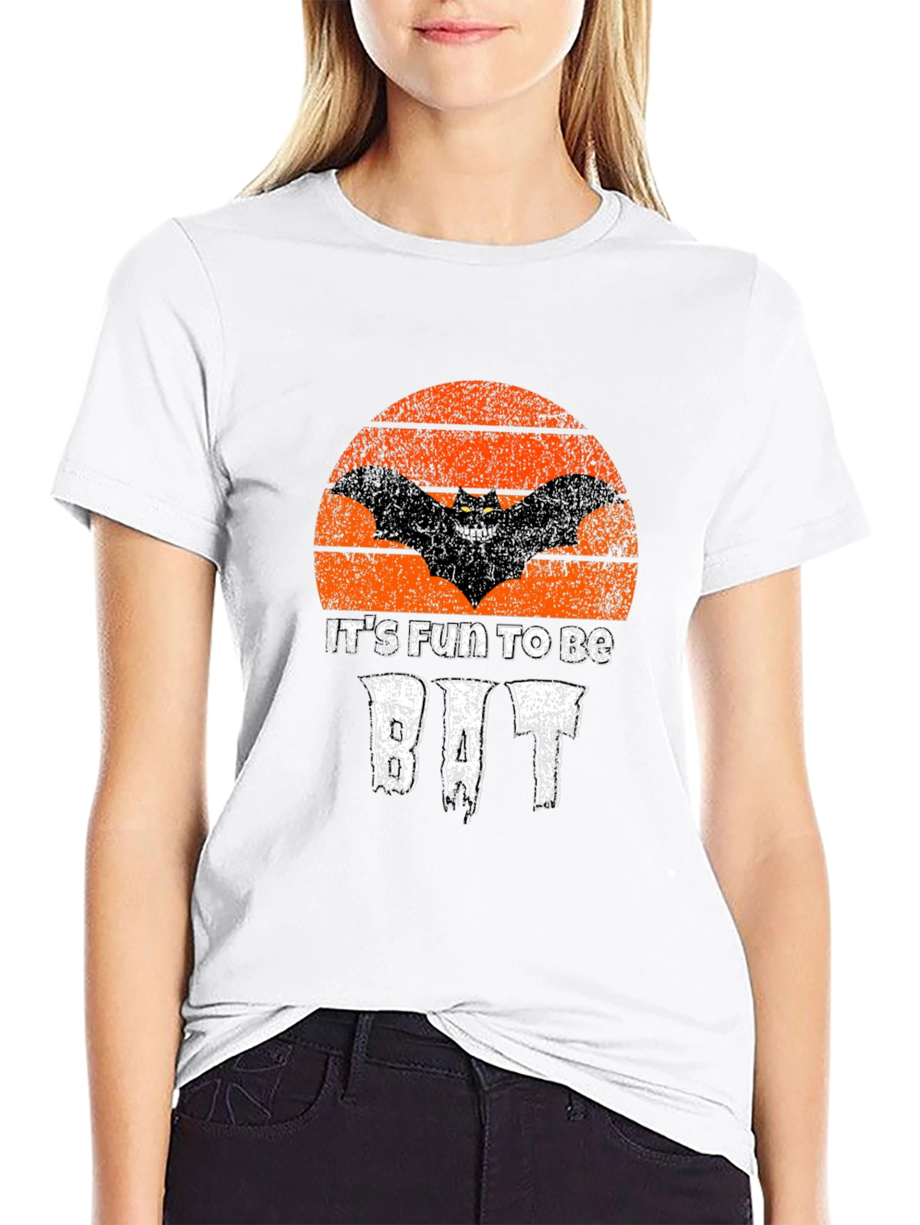 Its Fun To Be Bat T-Shirt Halloween Graphic Tee
