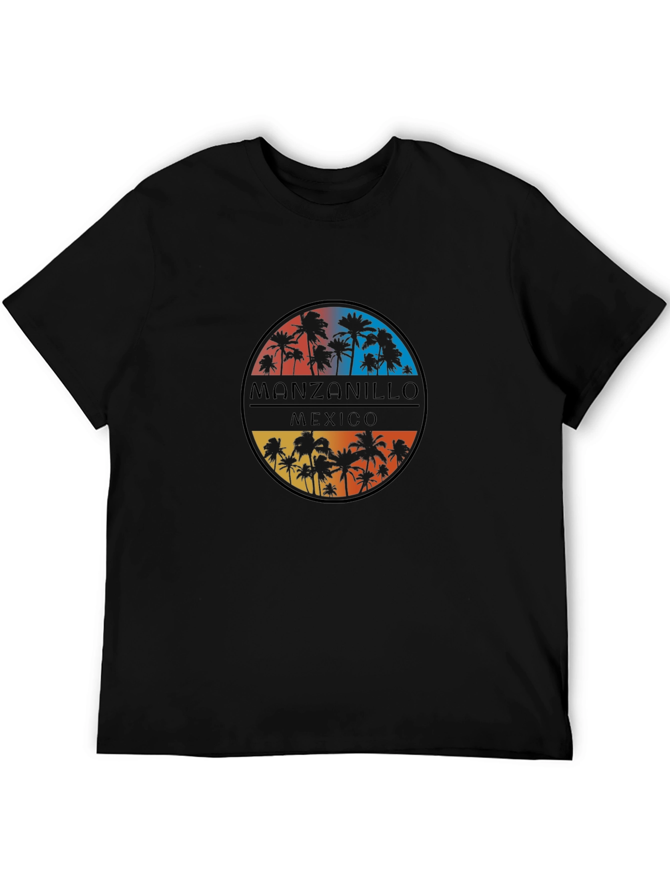 Manzanillo Mexico Palm Tree T-Shirt