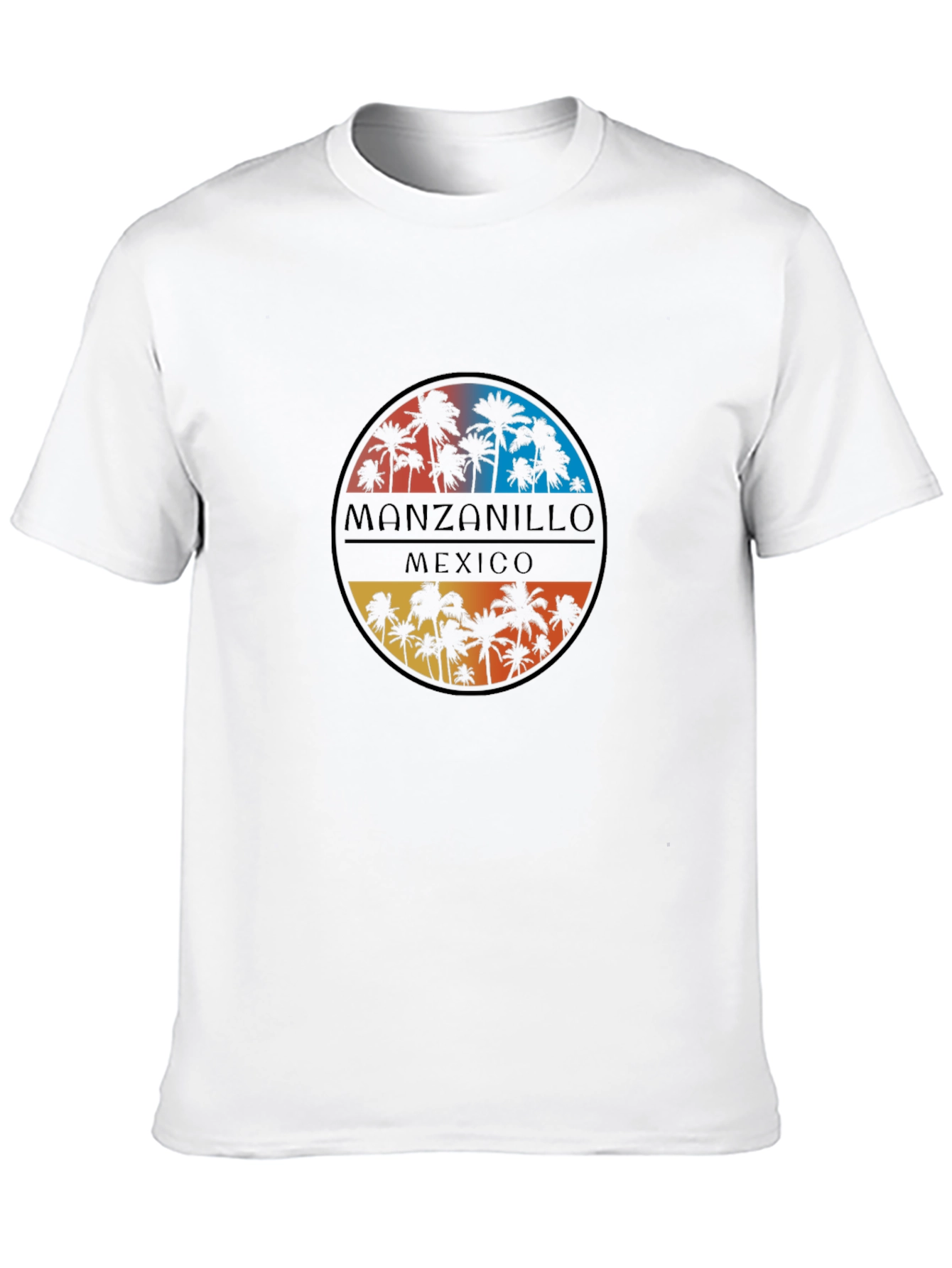 Manzanillo Mexico Palm Tree T-Shirt