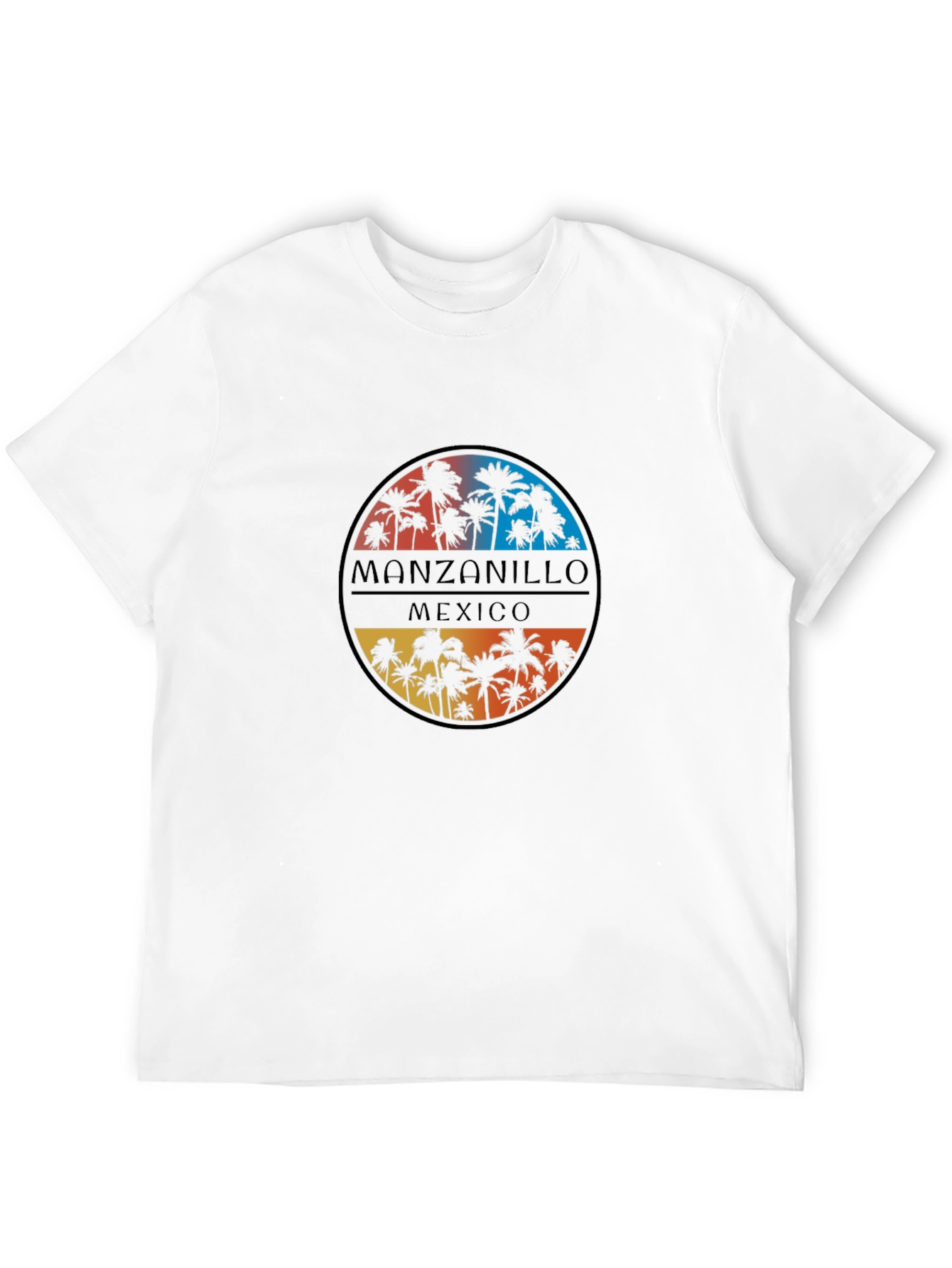 Manzanillo Mexico Palm Tree T-Shirt